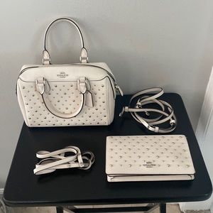 Coach bag and crossbody wallet